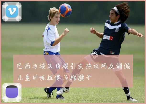 巴西与埃及角旗引发热议网友调侃儿童训练桩像马桶搋子
